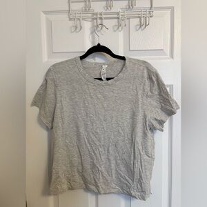 Lululemon Athletica Heather Gray Tee